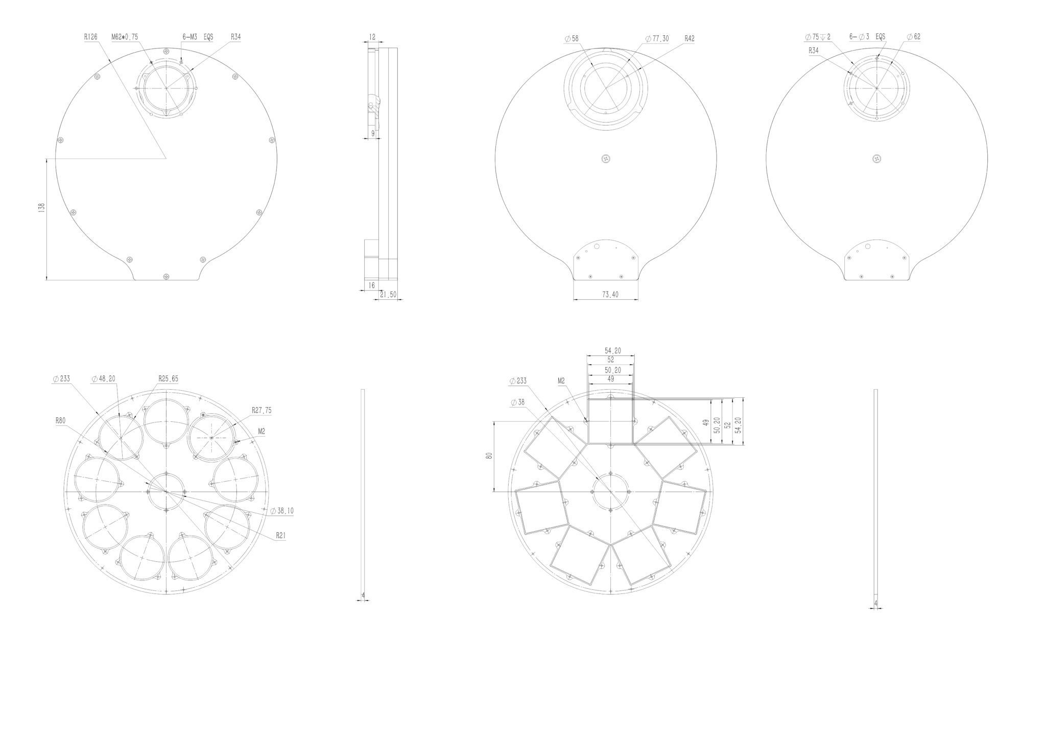 QHY | CFW3 Color Filter Wheel – Cloud Break Optics