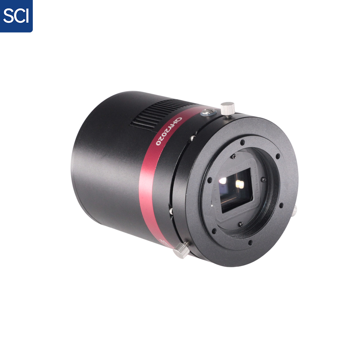 QHY2020 Scientific Cooled Camera, GSENSE2020 back illuminated sCMOS sensor: 13.3mm x 13.3mm, 2K*2K resolution, 4mega pixels. Gsense2020/Dual 12bit/4Megapixels/6.5um