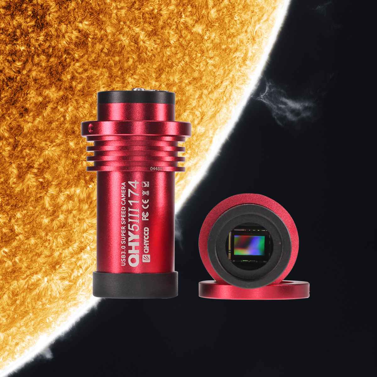 QHY5III174 Planetary Guiding Camera is available in both monochrome and color. 1/1.2-inch SONY Exmore IMX174 CMOS, global shutter. 