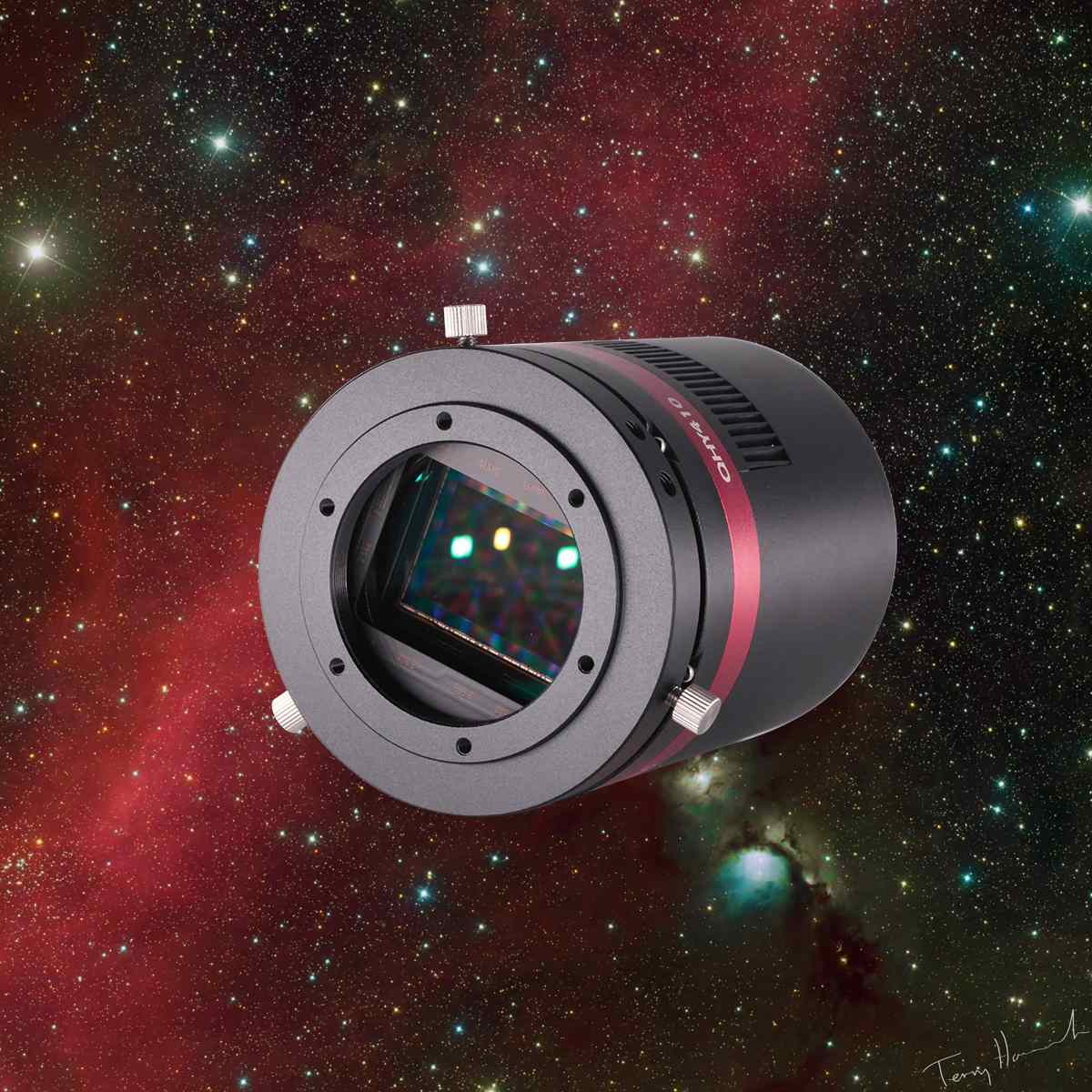 QHY410C is a full frame BSI Astronomy Cooled Camera. Sony IMX410 CMOS, 5.94 um larger pixels. 1GB DDR3 buffer.